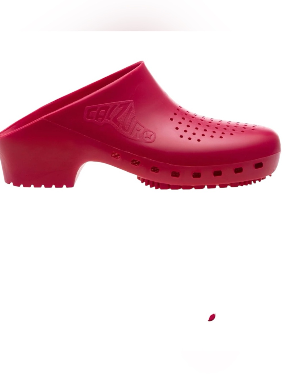 Calzuro Classic Clogs With Holes Maroon Made in Italy Unisex Size EU 42-43